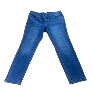 Lane Bryant Women’s Button/ Zip Up High Rise Jeggings Denim Jean Pants Size 18